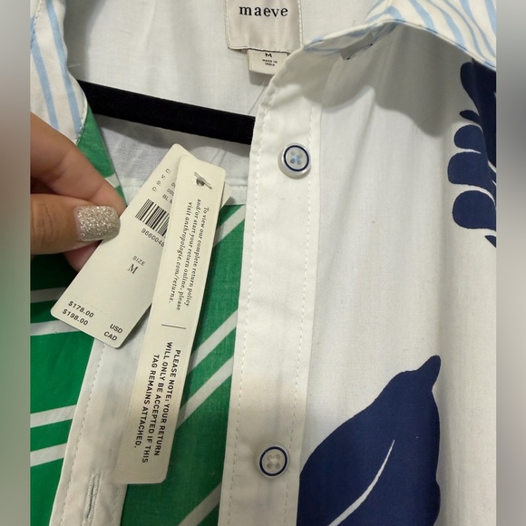 Maeve Button Up Pattern Dress - Picture 7 of 8